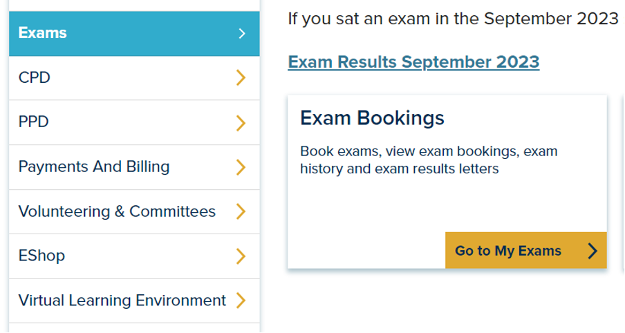 exam-booking-process