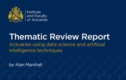 Actuaries using data science and artificial intelligence techniques