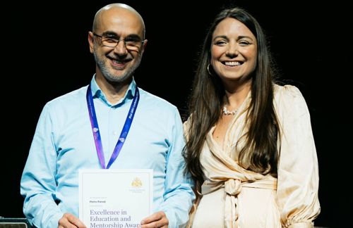 Pietro Parodi and Alice Boreman at the GI Board Awards 2025