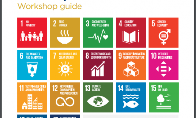 Front Cover Of SDG Workshop Guide