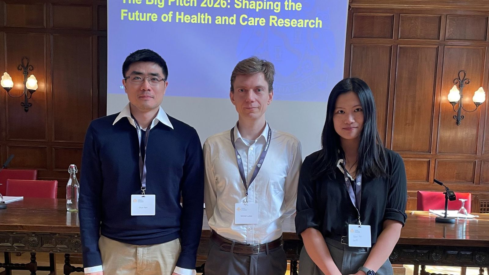 Fiona Fan, Michiel Luteijn and Jacky Tam
