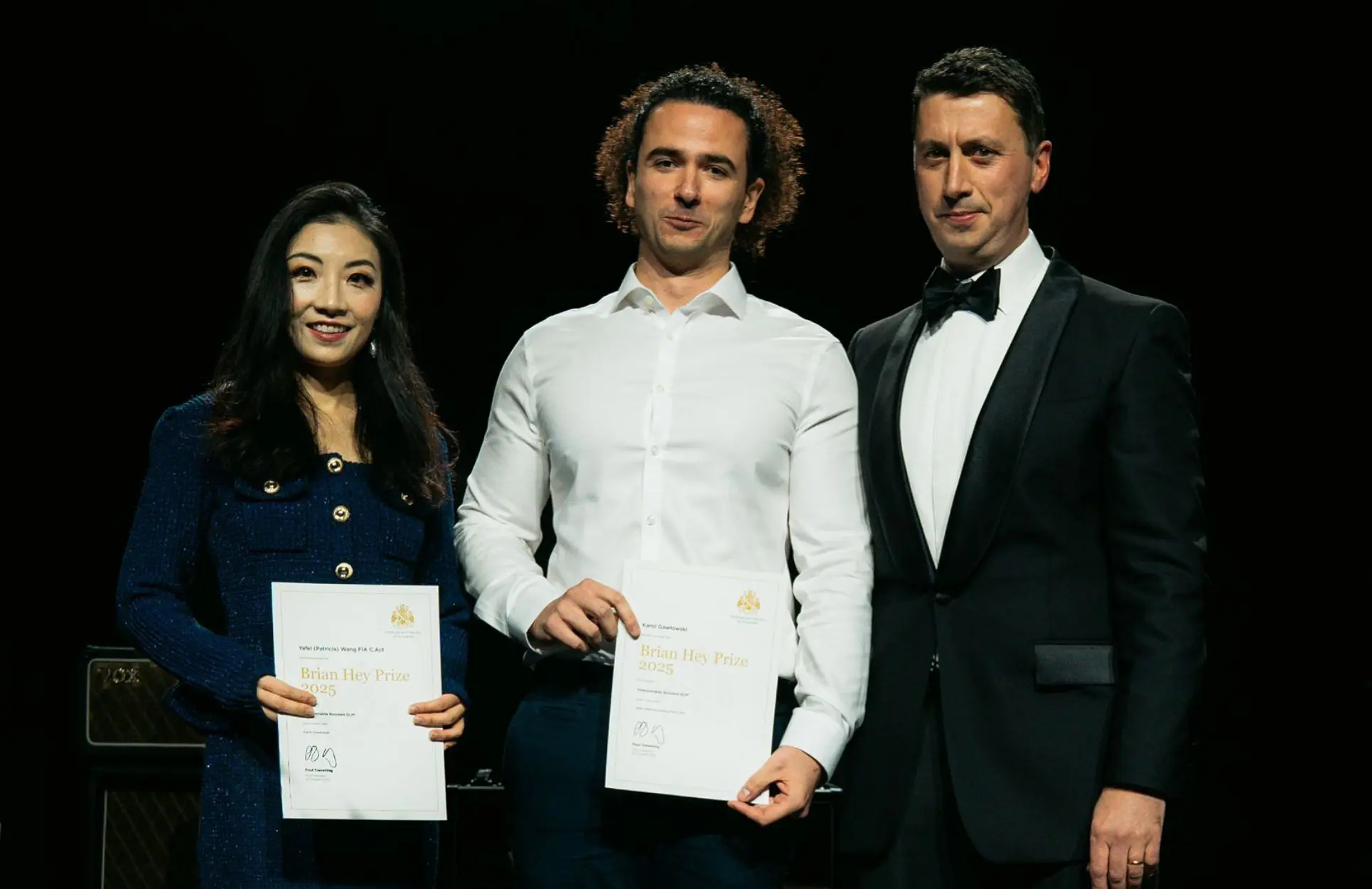 Karol Gawlowski Patricia Wang Brian Hey Prize 2025 Winners Matthew Facey 1930 × 1250