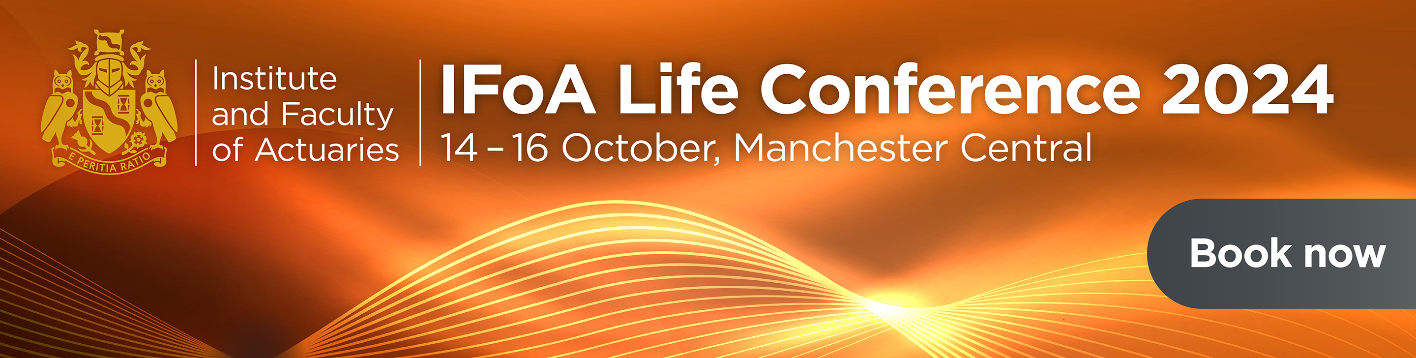 IFoA Life Conference 2024, 14 to 16 October, Manchester Central, book now